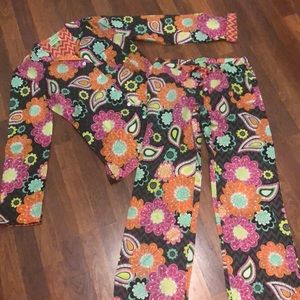 Vera Bradley two piece pajama set XS
